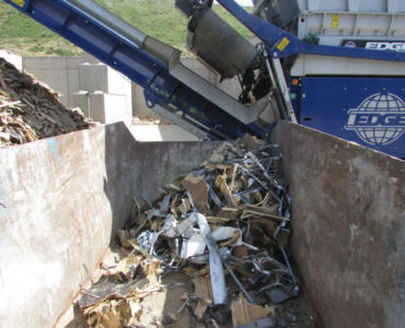 ferrous metal recovery from the EDGE shredder