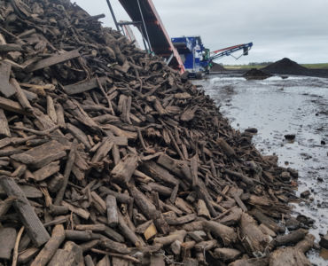 windshifter giving you clean wood for contaminated aggregate