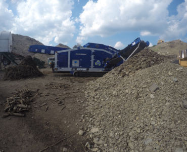 windshifter cleaning contaminated aggregate