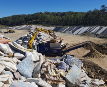 shredding mattresses with the Slayer XL