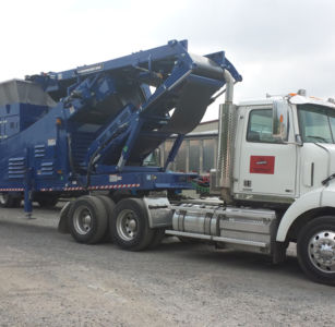 transport of the TRM516 trommel screen