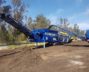 Largest tracked trommel in Australia